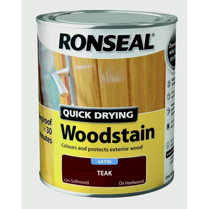 Ronseal Quick Drying Woodstain Satin 750ml