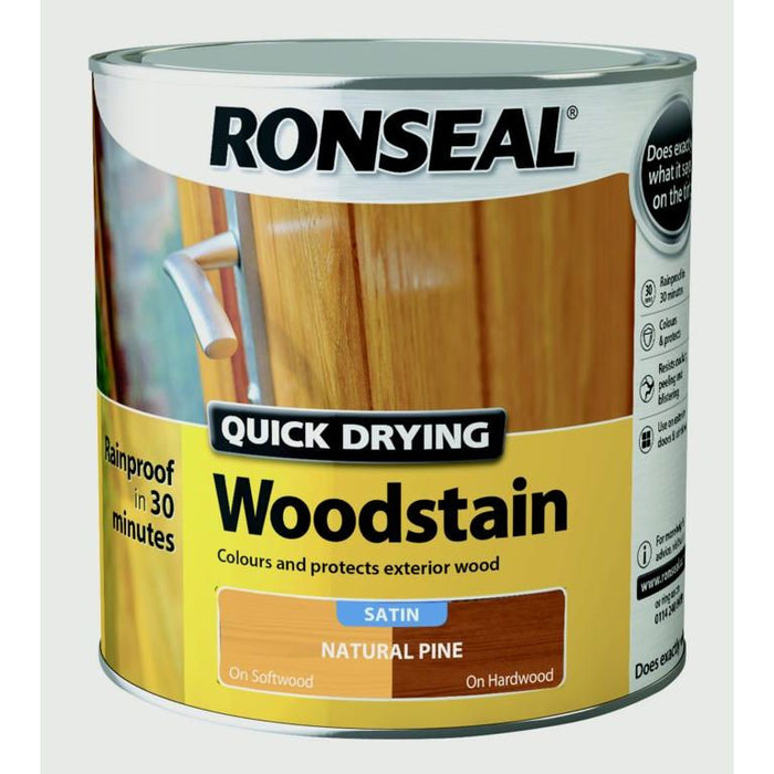 Ronseal Quick Drying Woodstain Satin 2.5L