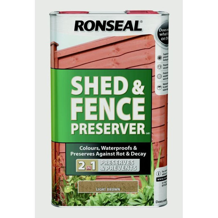 Ronseal Shed & Fence Preserver 5L