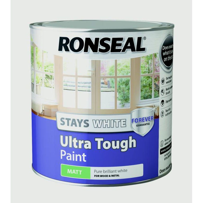 Ronseal Stays White Ultra Tough Paint