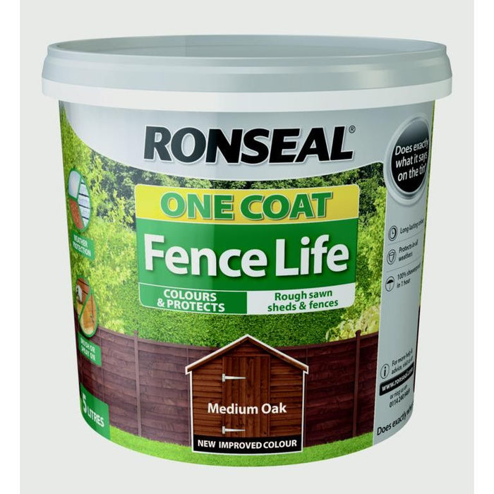 Ronseal One Coat Fence Life 5L