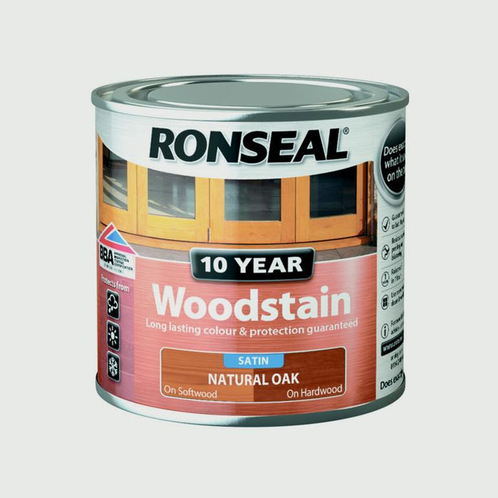 Ronseal 10 Year Woodstain Satin 750ml