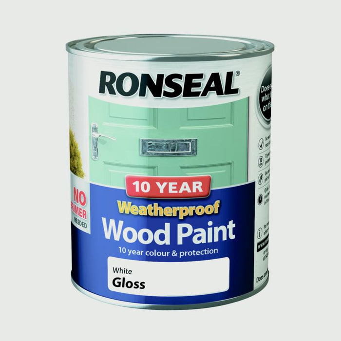 Ronseal 10 Year Weatherproof Gloss Wood Paint