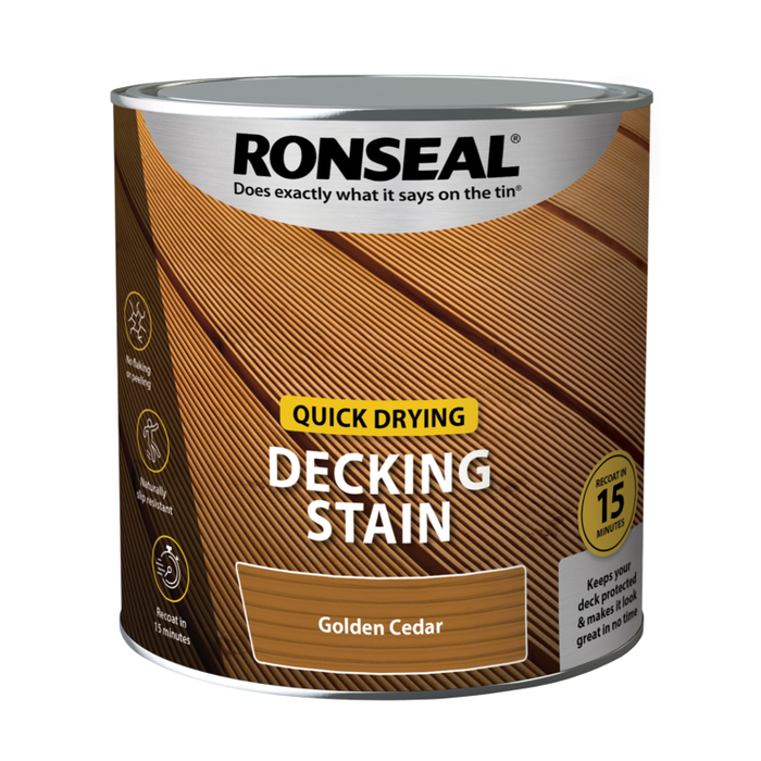 Ronseal Quick Drying Decking Stain 2.5L