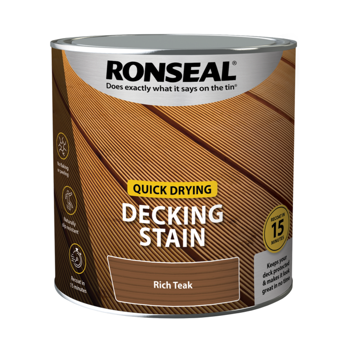 Ronseal Quick Drying Decking Stain 2.5L