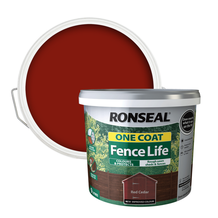 Ronseal One Coat Fence Life 9L