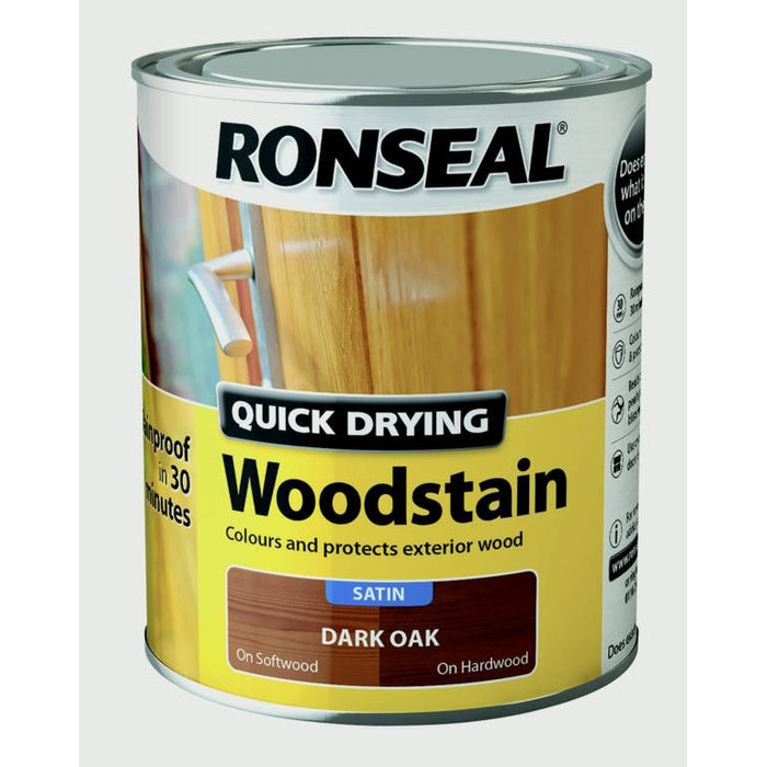 Ronseal Quick Drying Woodstain Satin 750ml